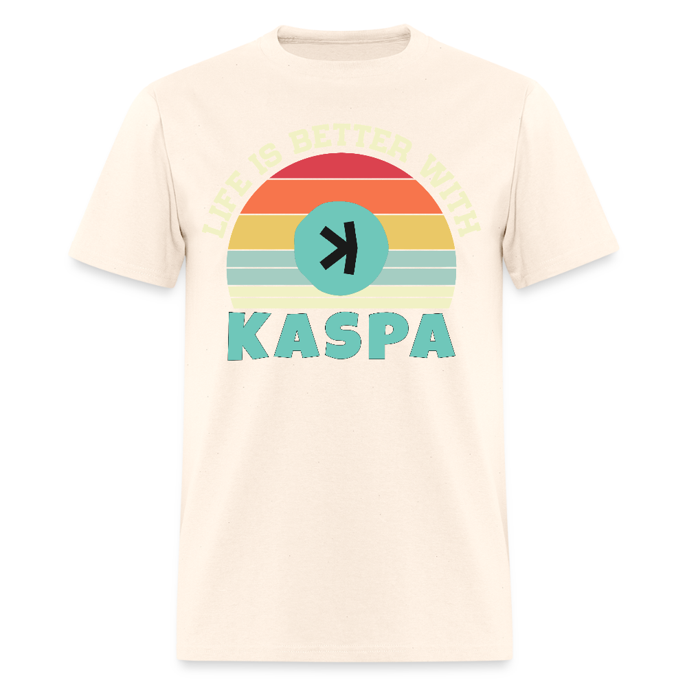 Life is better with Kaspa T-shirt - natural