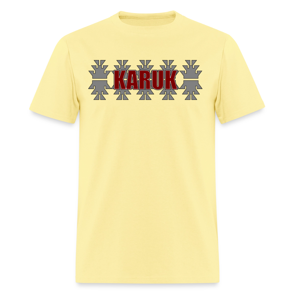 Karuk with Frogs Men's T-Shirt - cornsilk