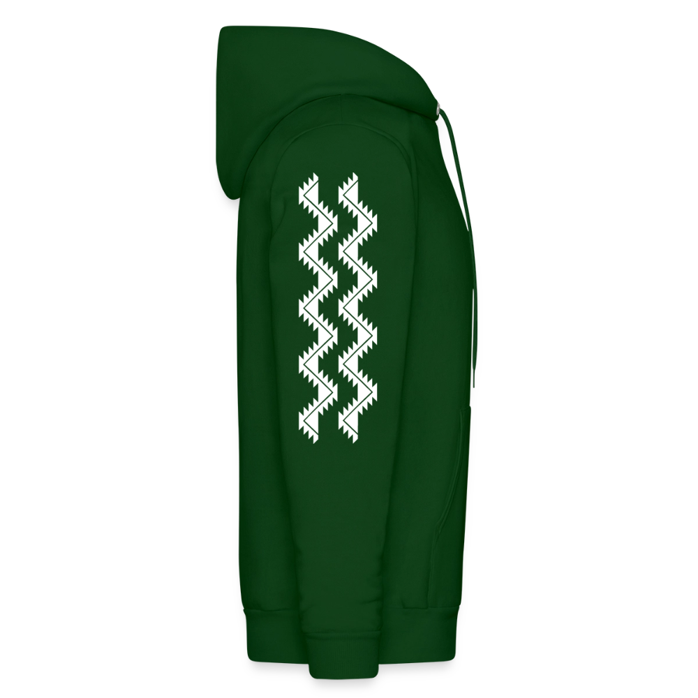 Straight Outta Klamath Men's Hoodie - forest green
