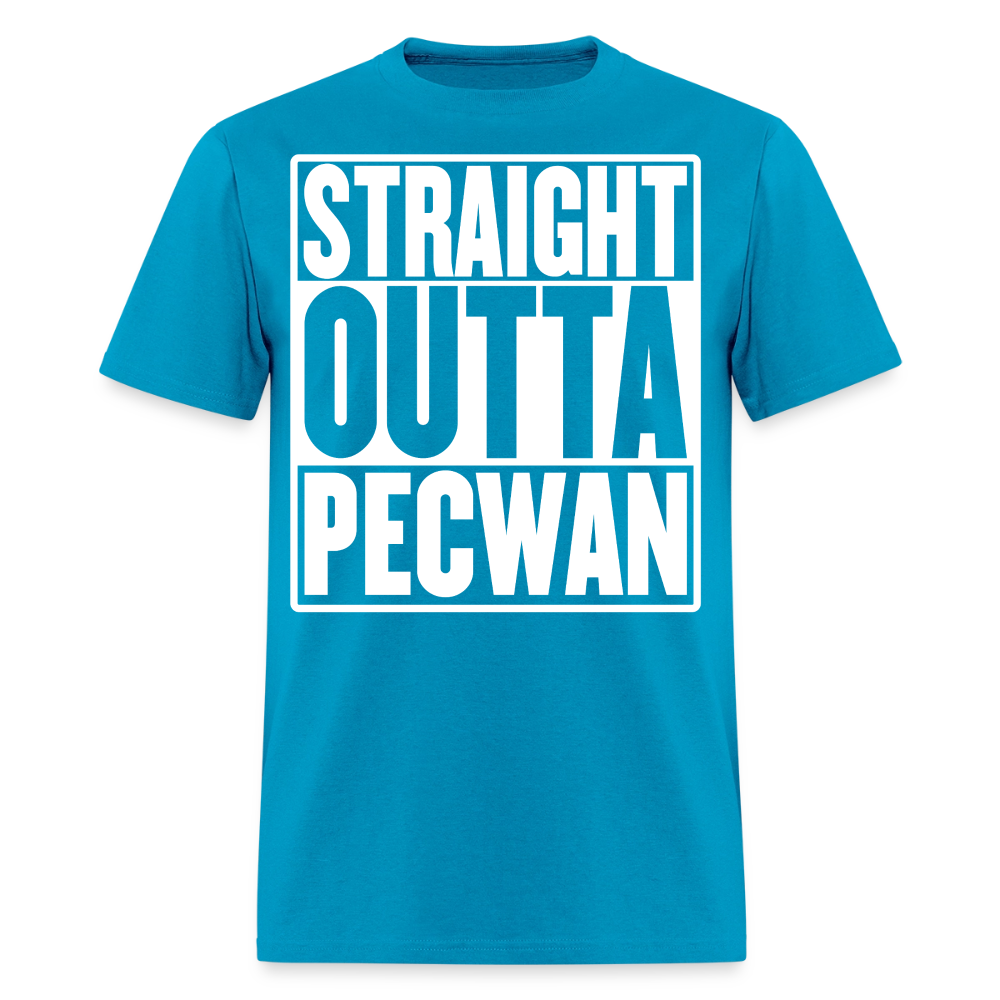 Straight Outta Pecwan Men's T-Shirt - turquoise