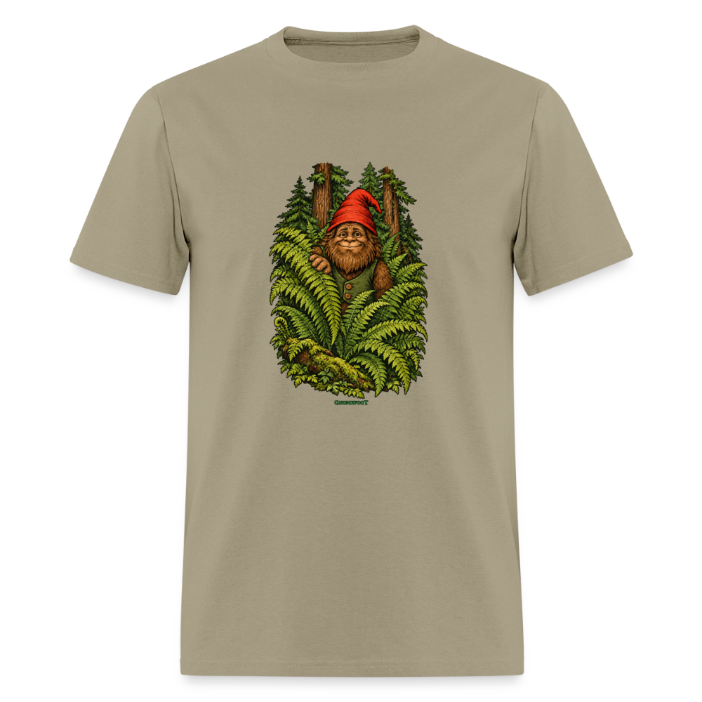 Gnomefoot in Ferns Men's T-Shirt - khaki