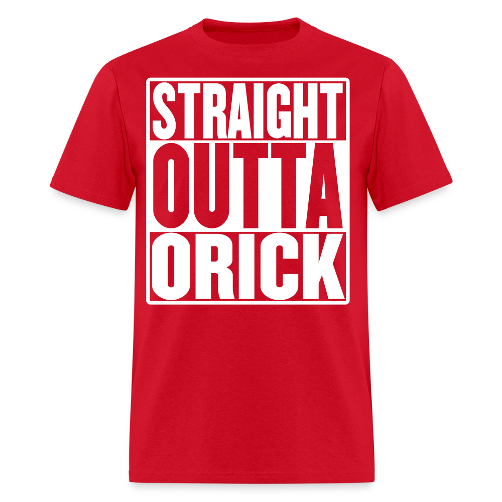 Straight Outta Orick Men's T-Shirt - red