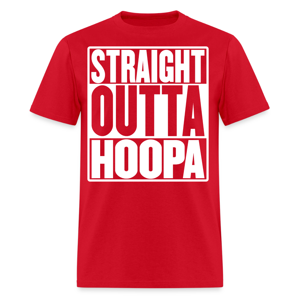 Straight Outta Hoopa Men's T-Shirt - red