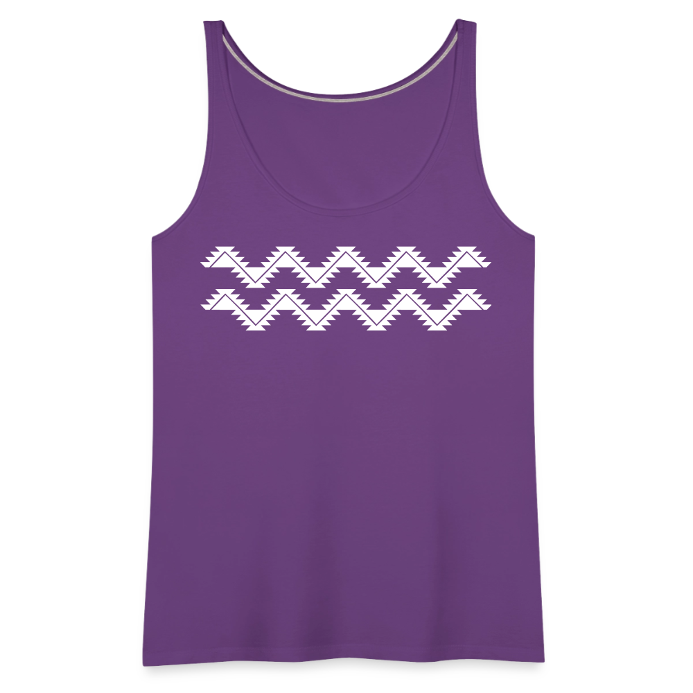 Swallowtail Women’s Premium Tank Top - purple