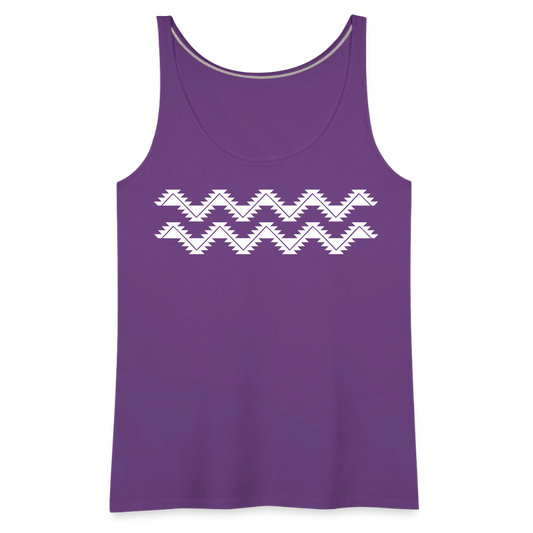 Swallowtail Women’s Premium Tank Top - purple