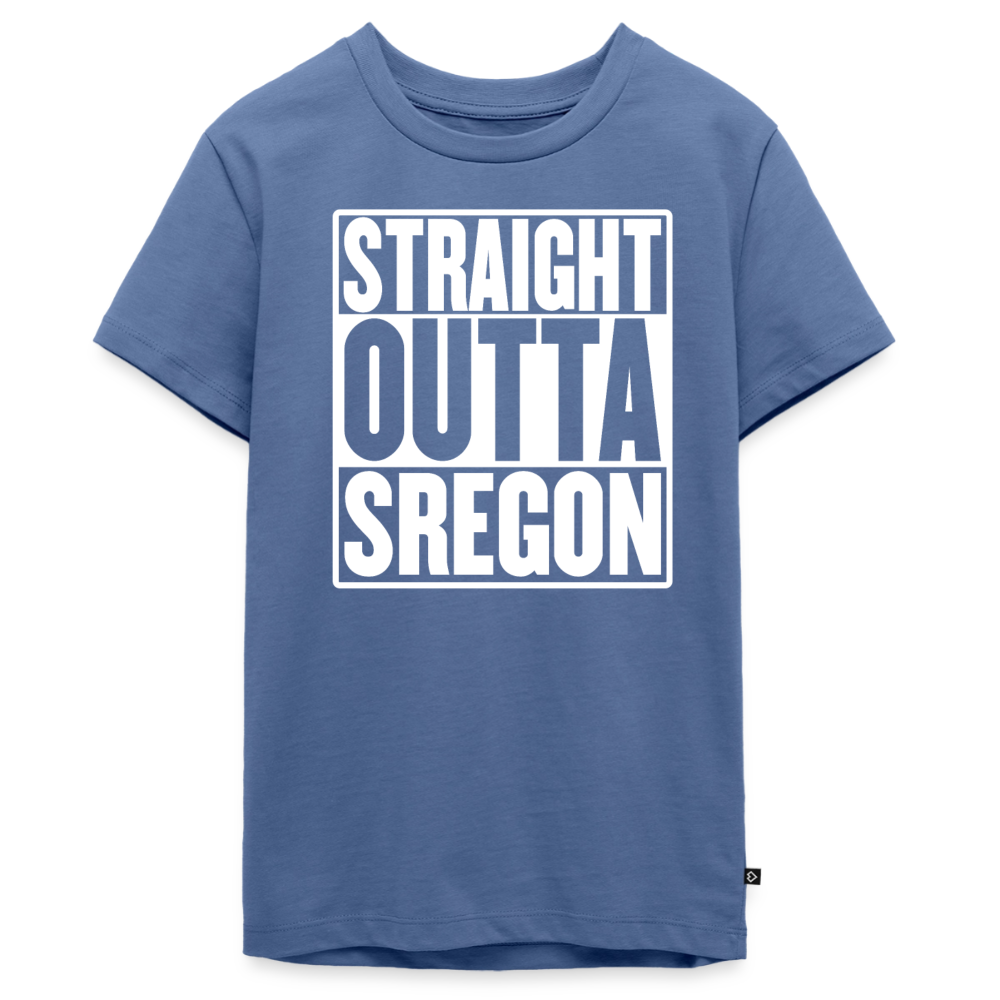 Straight Outta Sregon Kids' Premium T-Shirt - stone blue 