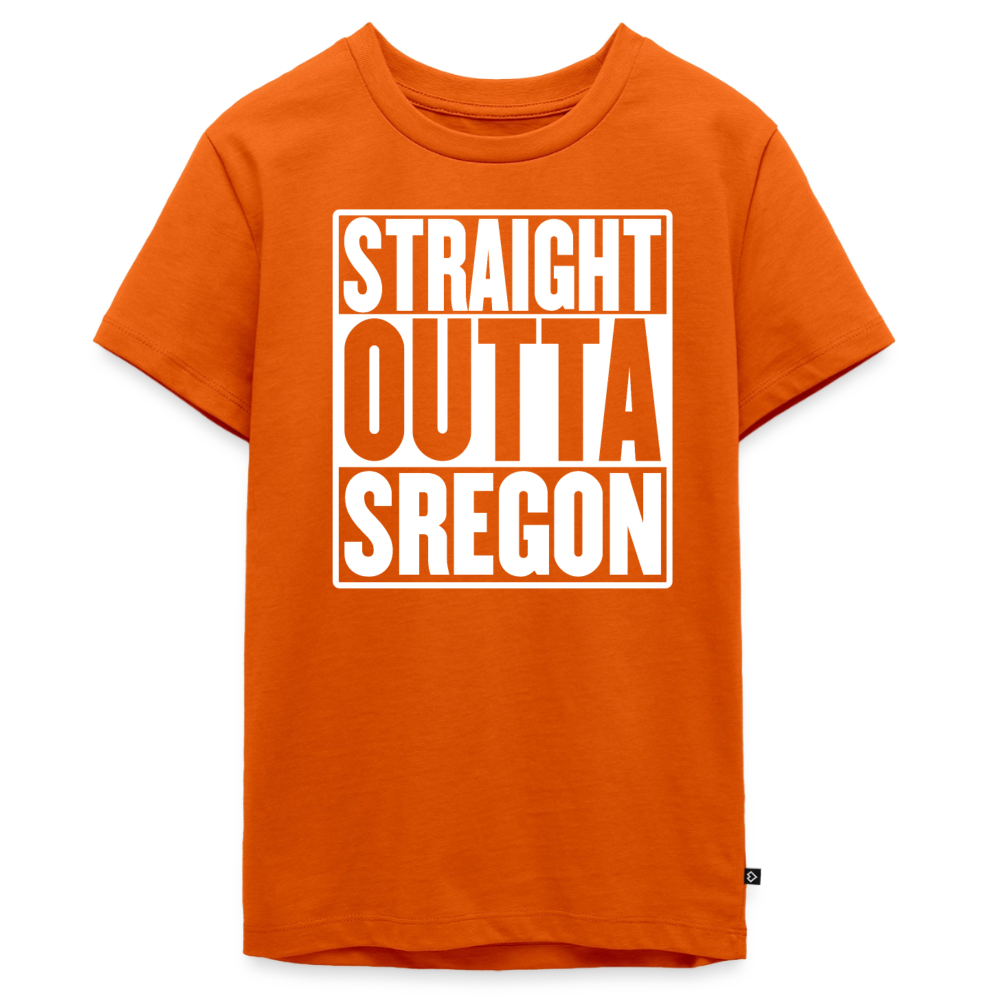 Straight Outta Sregon Kids' Premium T-Shirt - orange 