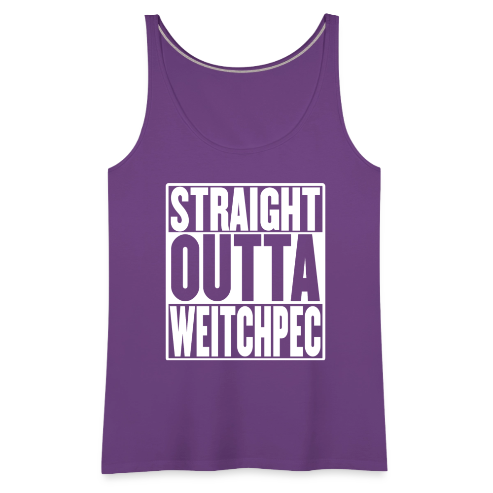 Straight Outta Weitchpec Women’s Premium Tank - purple