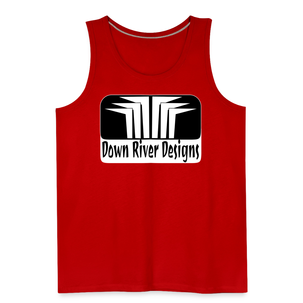 Down River Designs Men’s Premium Tank - red