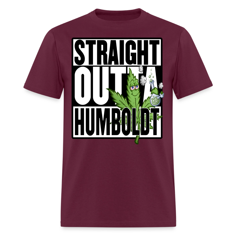 Straight Outta Humboldt Men's T-Shirt - burgundy