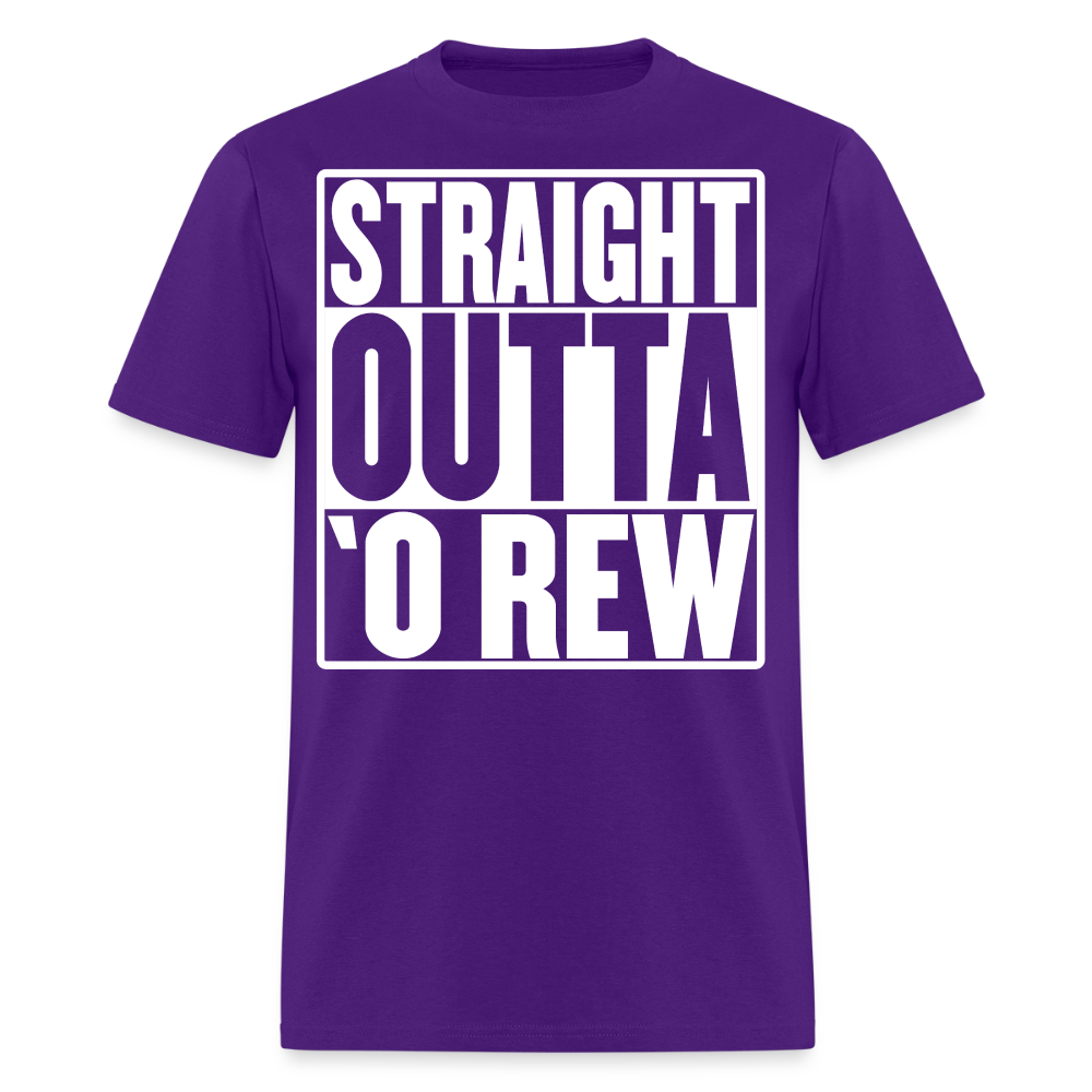 Straight Outta ‘O Rew Men's T-Shirt - purple