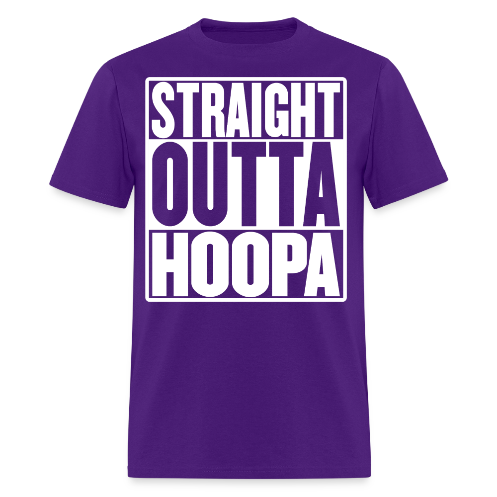 Straight Outta Hoopa Men's T-Shirt - purple