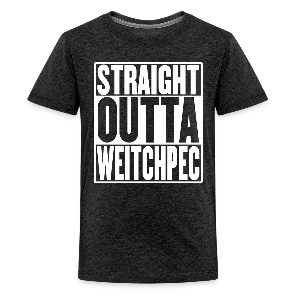 Straight Outta Weitchpec Kids' Premium T-Shirt - charcoal grey