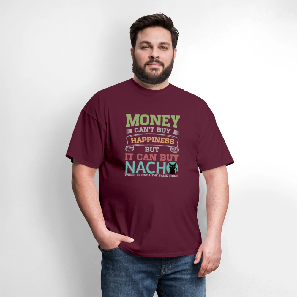 Money Can’t Buy Happiness Nacho - burgundy