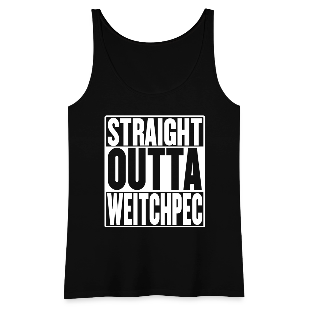 Straight Outta Weitchpec Women’s Premium Tank - black