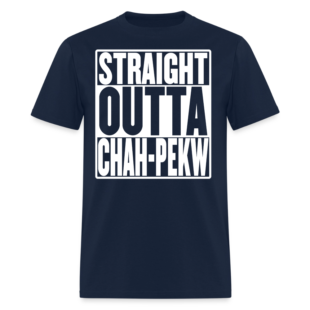 Straight Outta Chah-Pekw Men's T-Shirt - navy