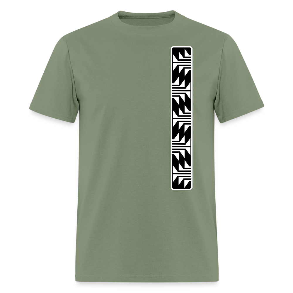 Frog Foot Panel Unisex T-shirt - military green