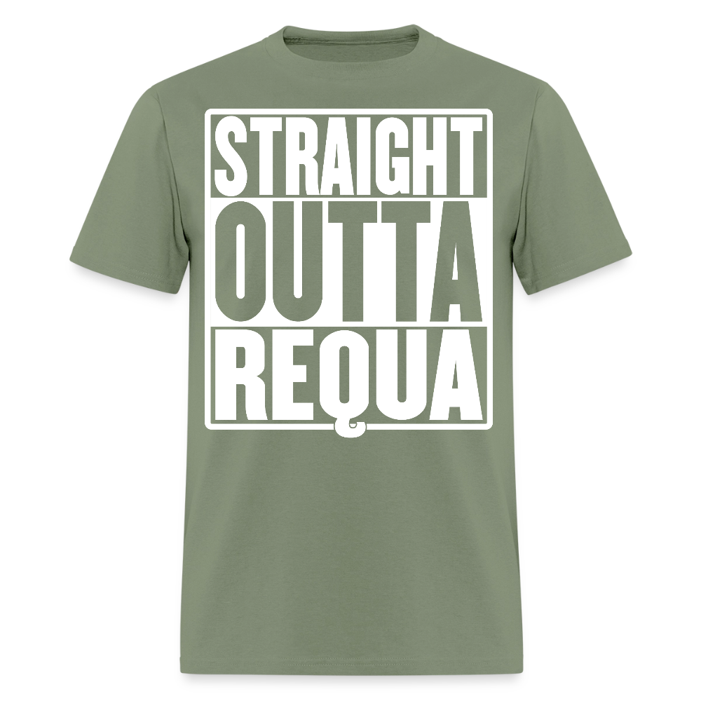 Straight Outta Requa Men's T-Shirt - military green