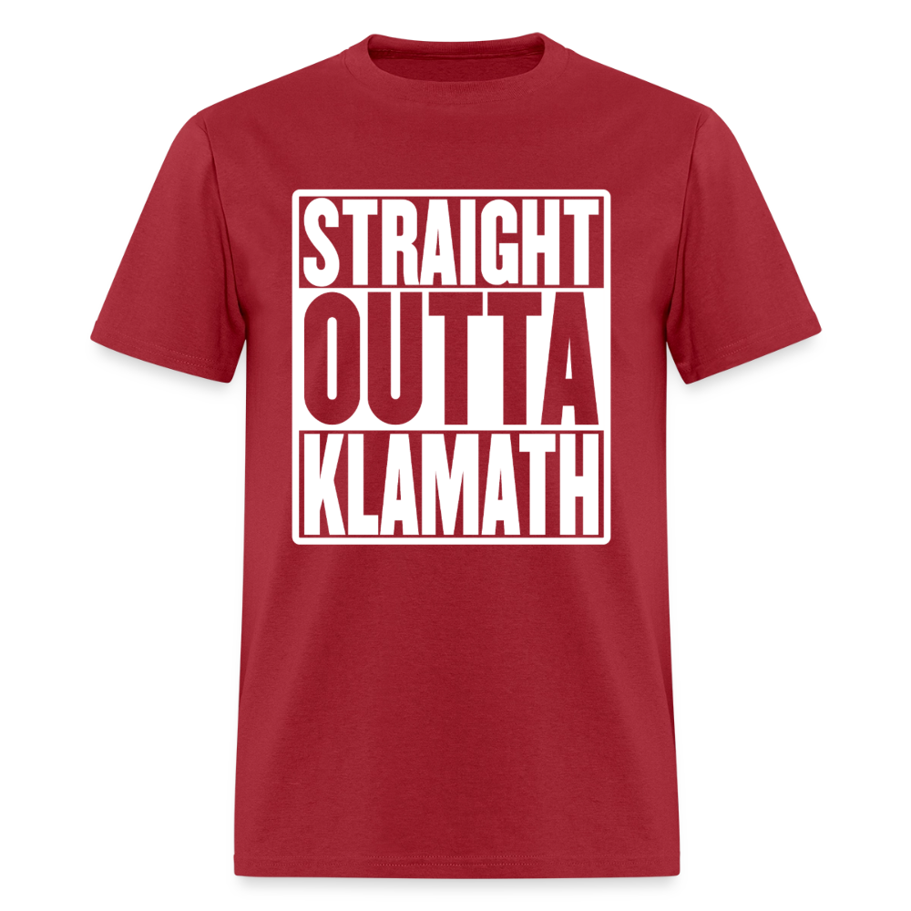Straight Outta Klamath Men's T-Shirt - true red