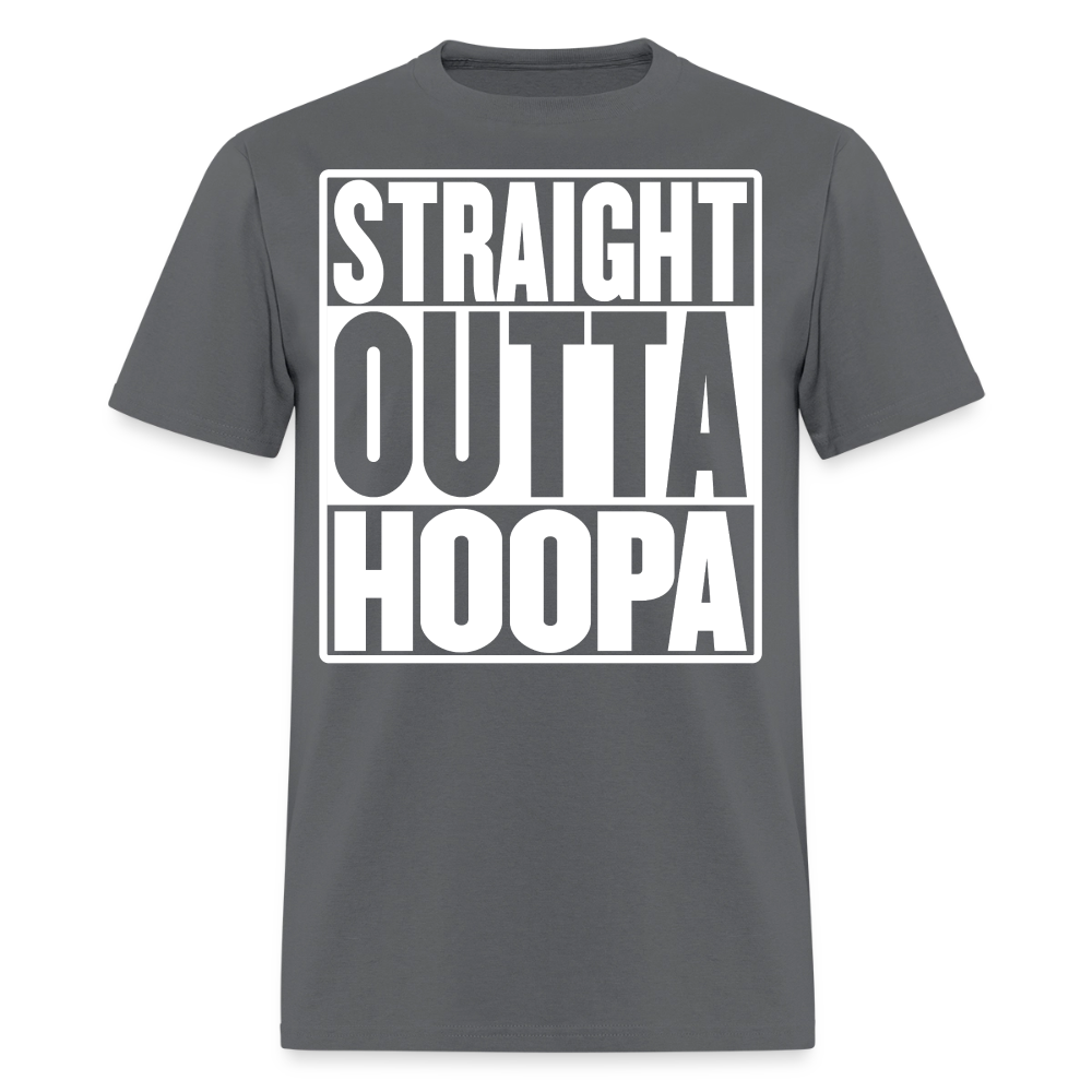 Straight Outta Hoopa Men's T-Shirt - charcoal