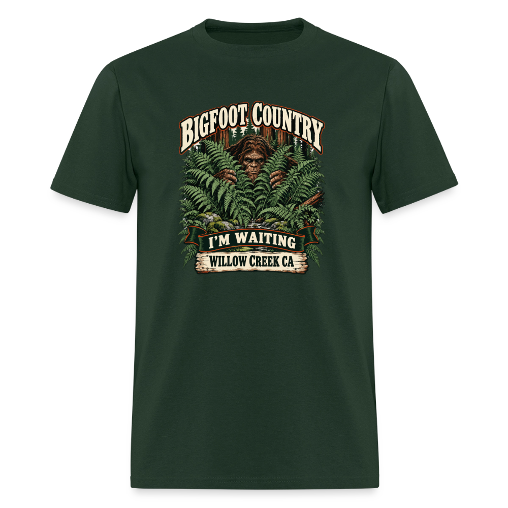 Bigfoot Country Waiting Willow Creek - forest green