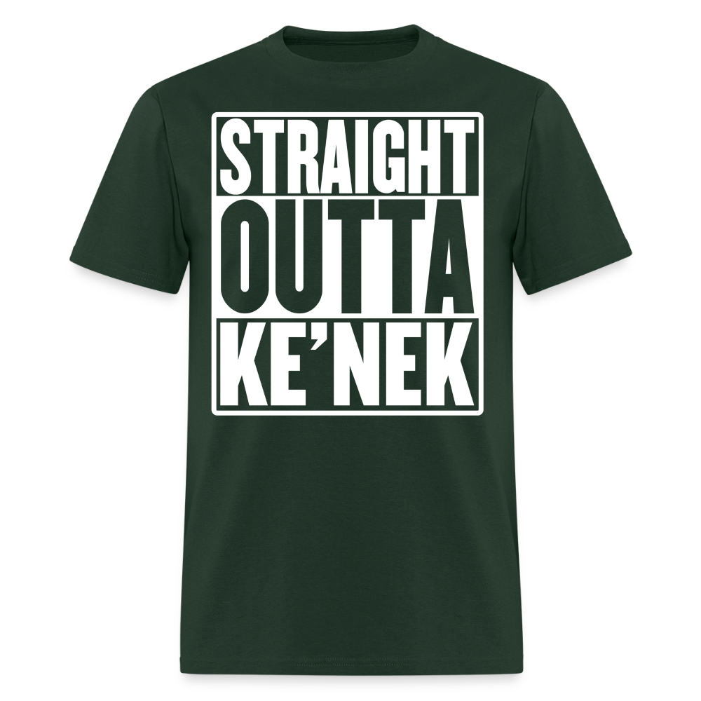 Straight Outta Ke’nek Classic T-Shirt - forest green