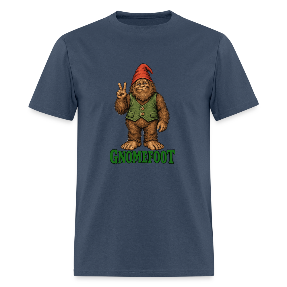 Gnomefoot. Men's T-Shirt -  blue dusk