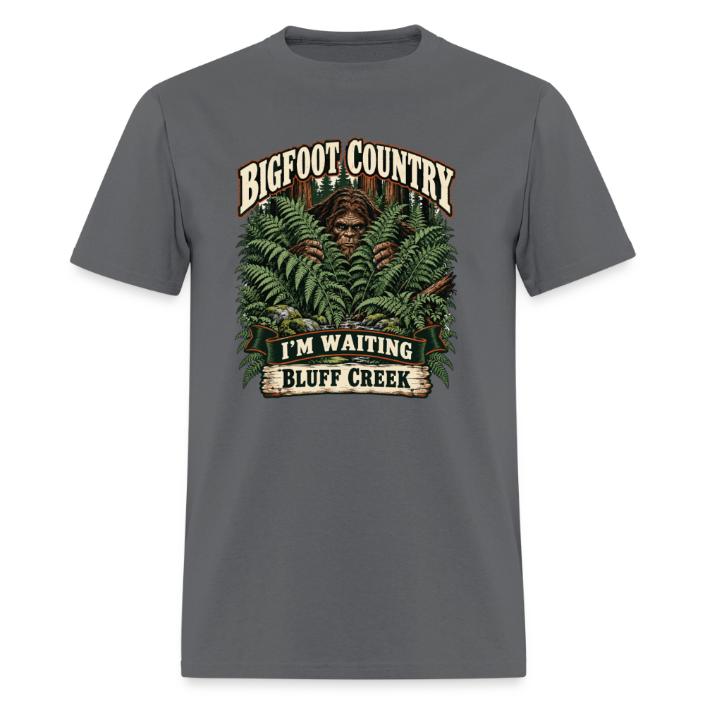 Bigfoot Country Waiting Bluff Creek - charcoal