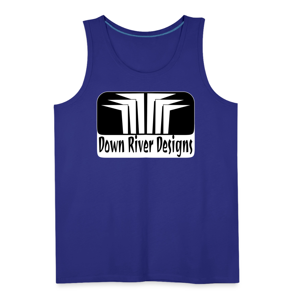 Down River Designs Men’s Premium Tank - royal blue