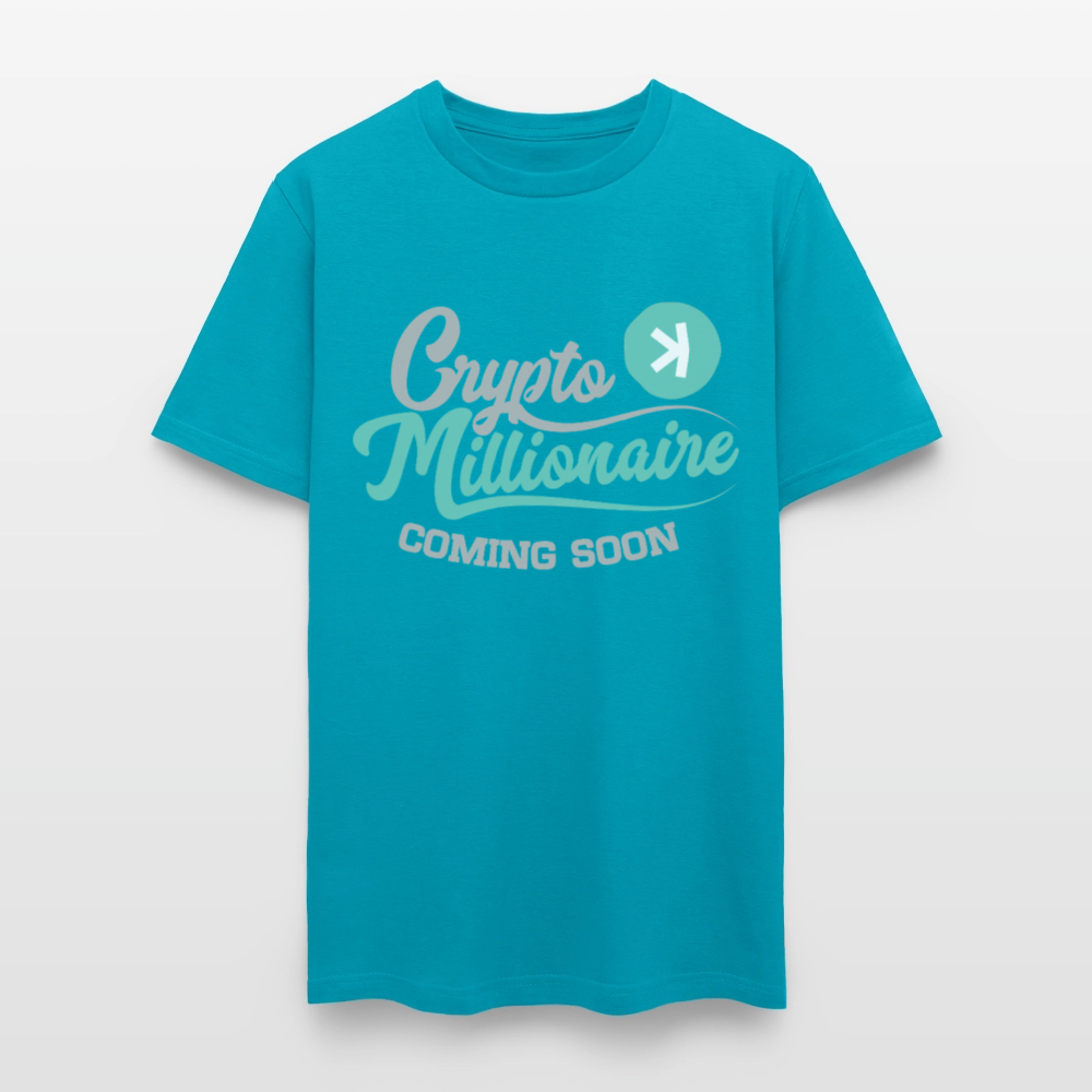 Crypto Millionaire Coming Soon Kaspa Logo - turquoise