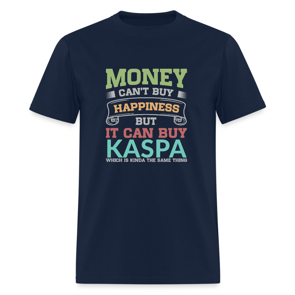Money Can’t Buy Happiness Kaspa Shirt - navy