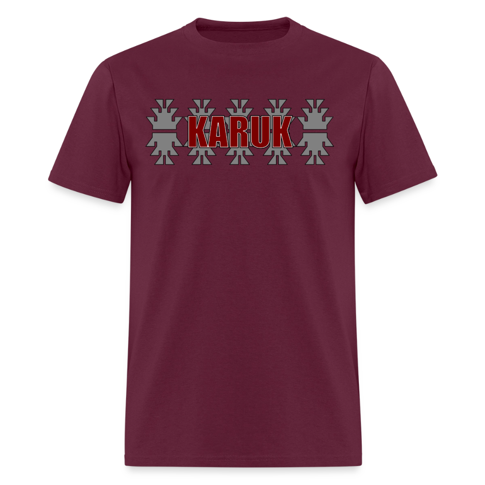 Karuk with Frogs Men's T-Shirt - burgundy