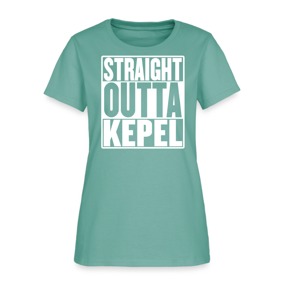 Straight Outta Kepel Women’s T-Shirt - aquatic