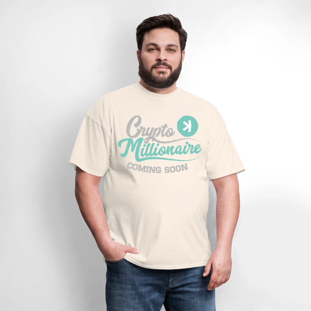 Crypto Millionaire Coming Soon Kaspa Logo - natural