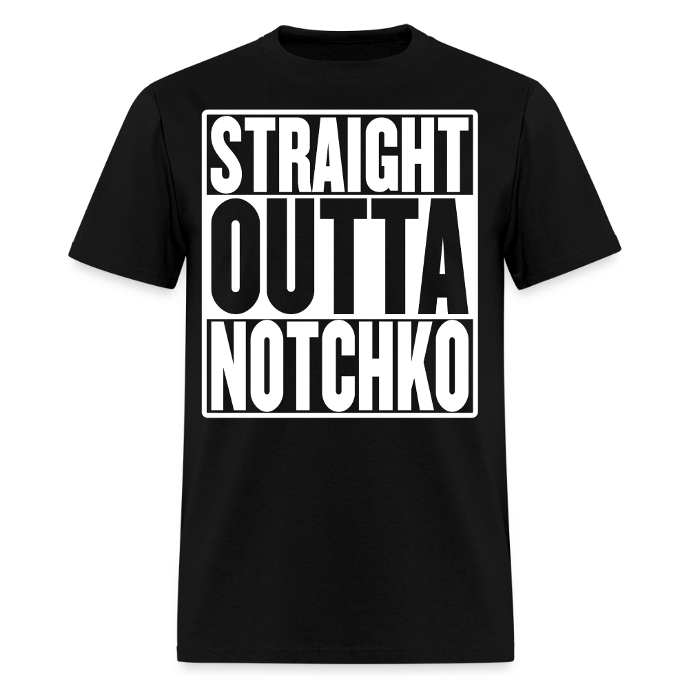 Straight Outta Notchko Men's T-Shirt - black