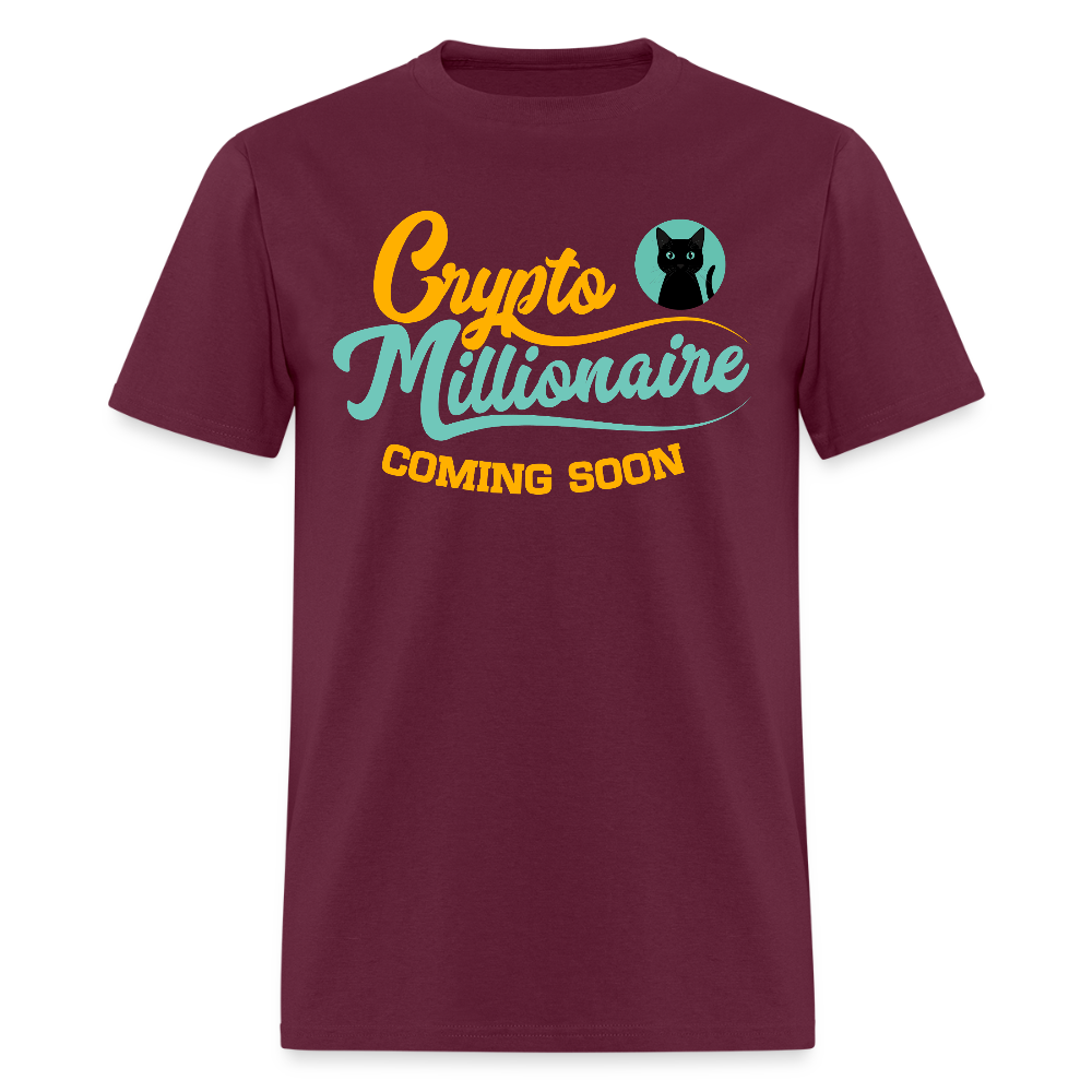 Crypto Millionaire Coming Soon Nacho - burgundy
