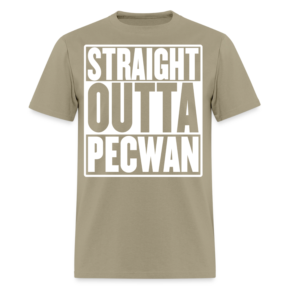 Straight Outta Pecwan Men's T-Shirt - khaki