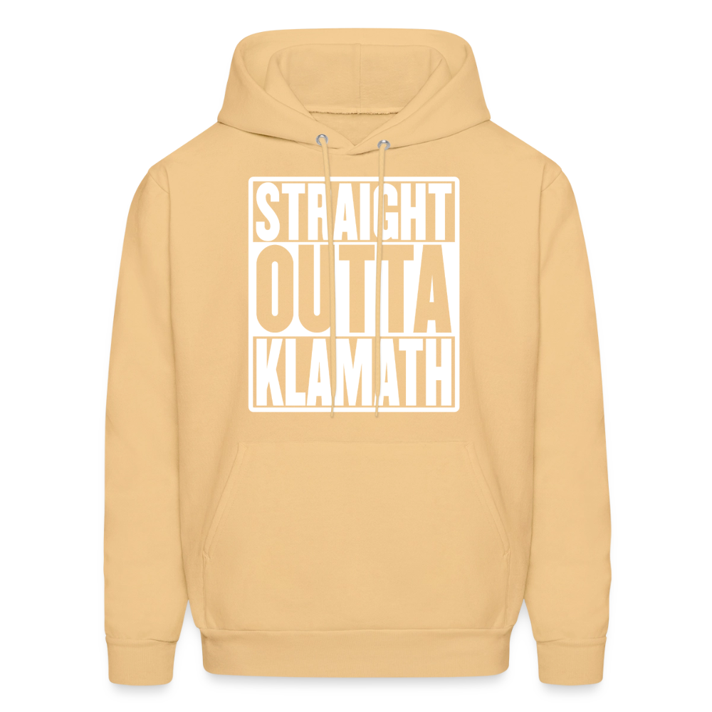 Straight Outta Klamath Men's Hoodie - light gold 