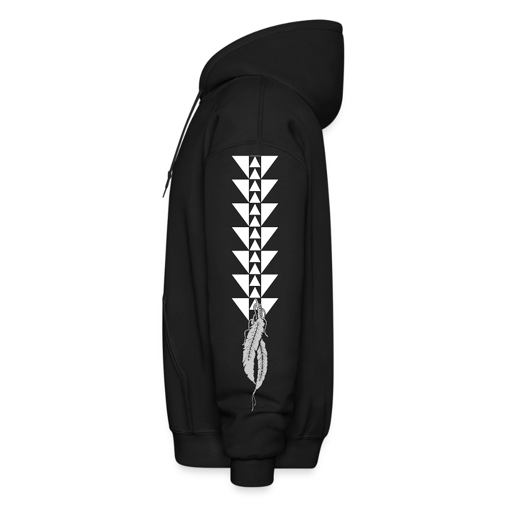 Straight Outta Ke’nek Heavy Blend Adult Hoodie - black