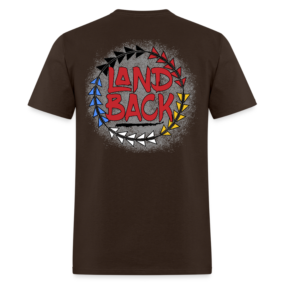 Land Back T-Shirt - brown
