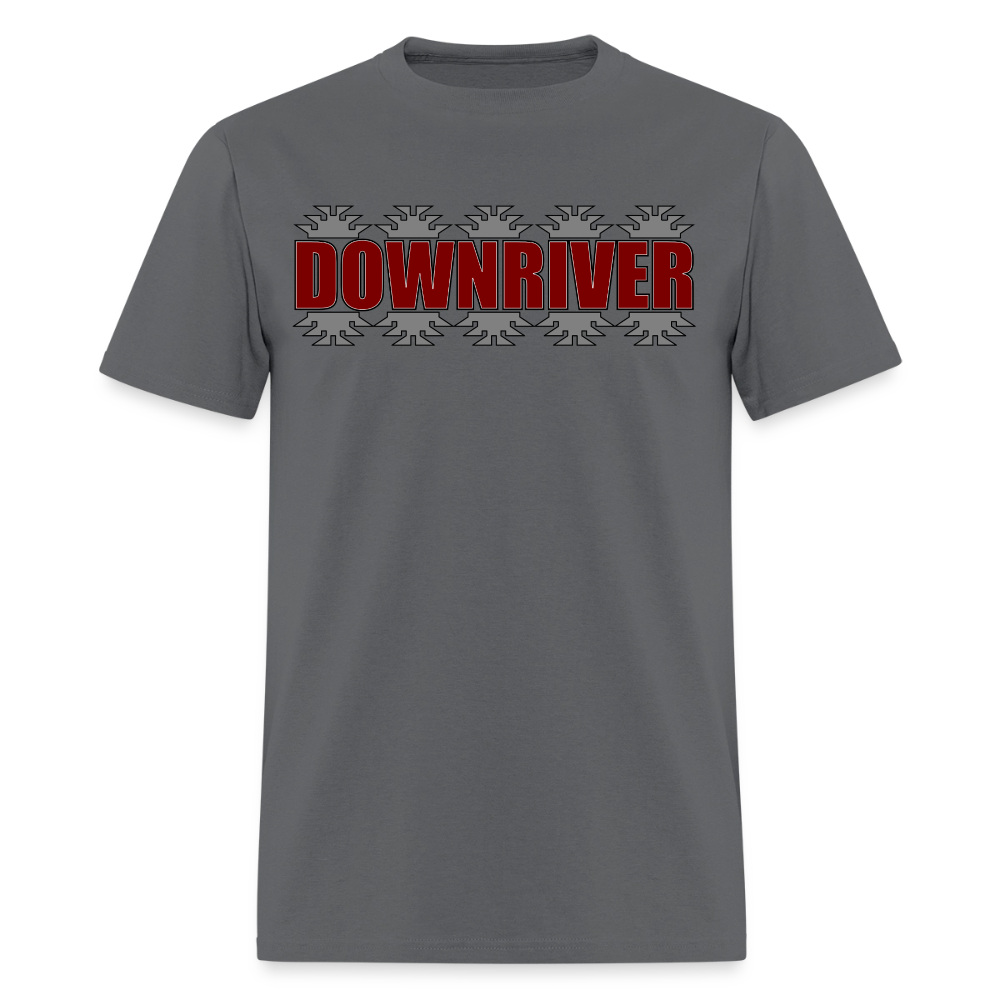 Downriver Frogs Foot Men's T-Shirt - charcoal
