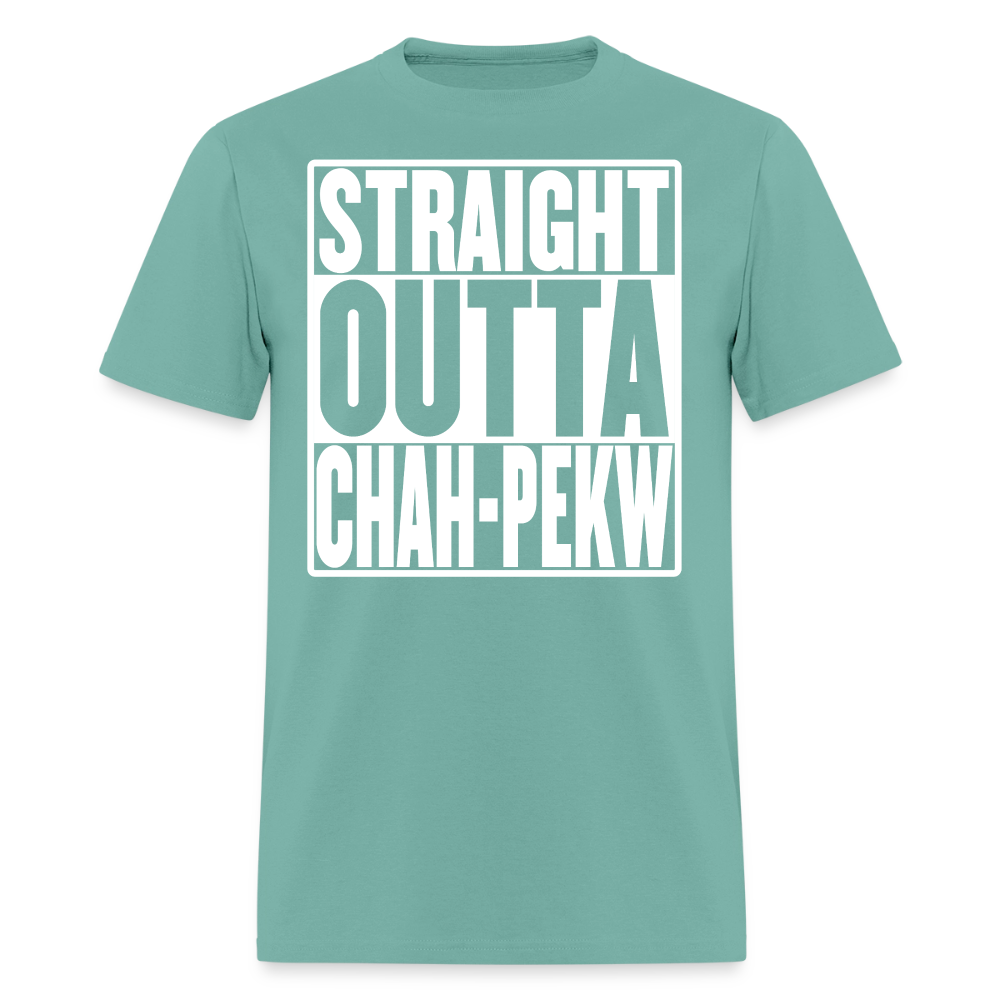 Straight Outta Chah-Pekw Men's T-Shirt - aquatic