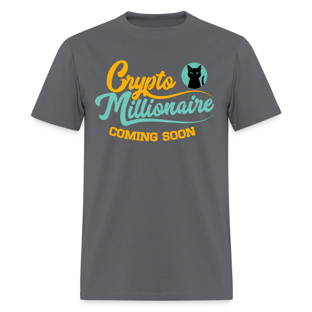 Crypto Millionaire Coming Soon Nacho - charcoal