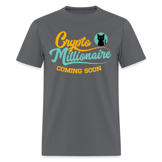 Crypto Millionaire Coming Soon Nacho - charcoal