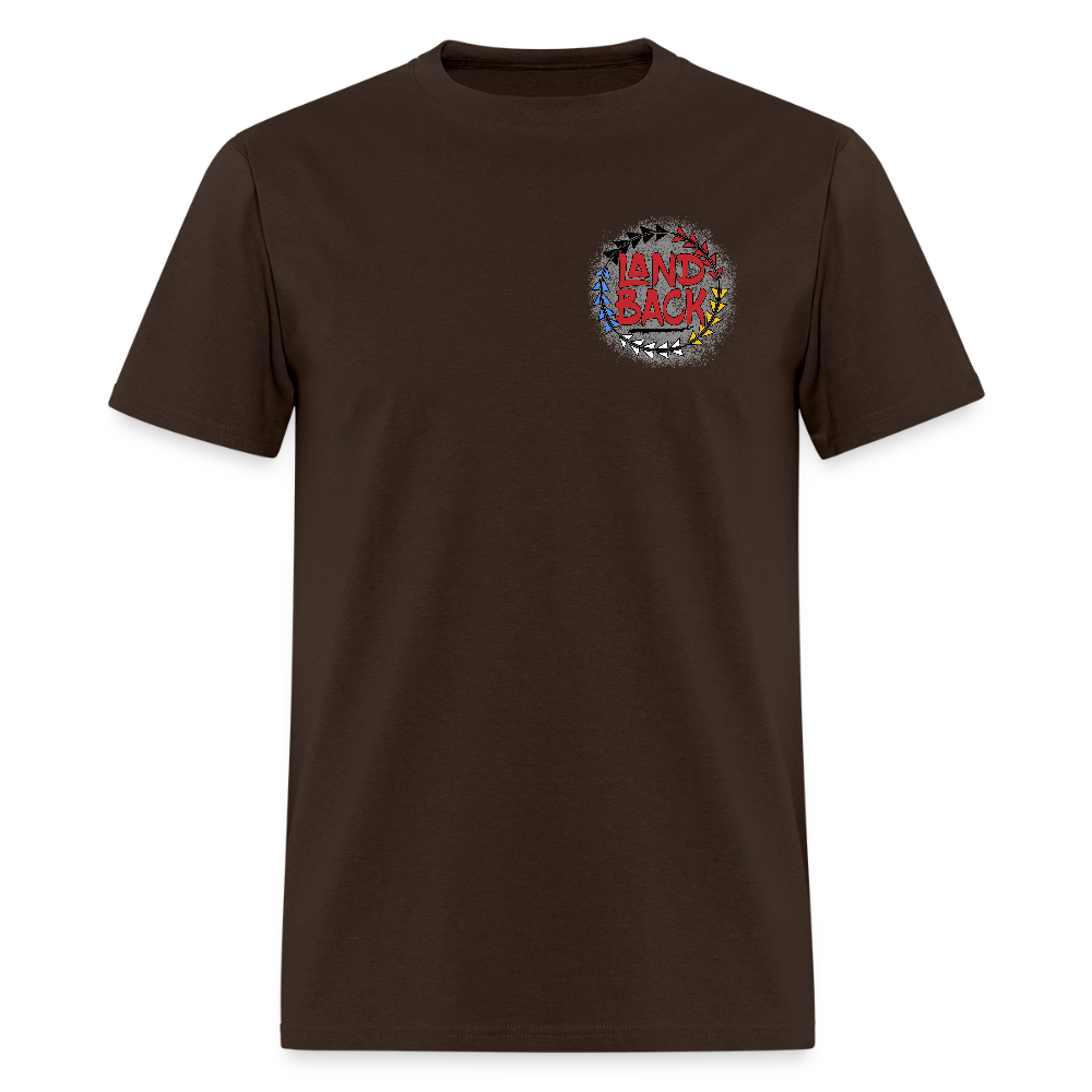 Land Back T-Shirt - brown