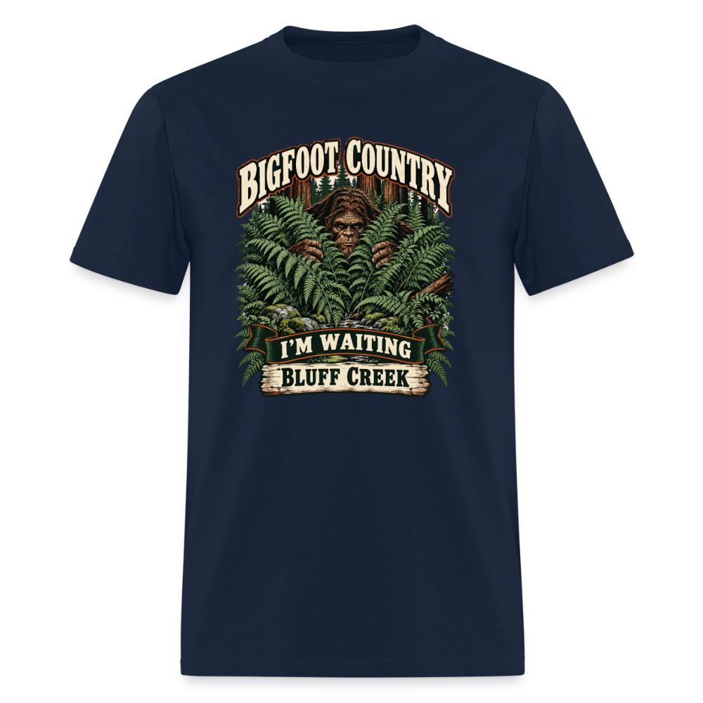 Bigfoot Country Waiting Bluff Creek - navy