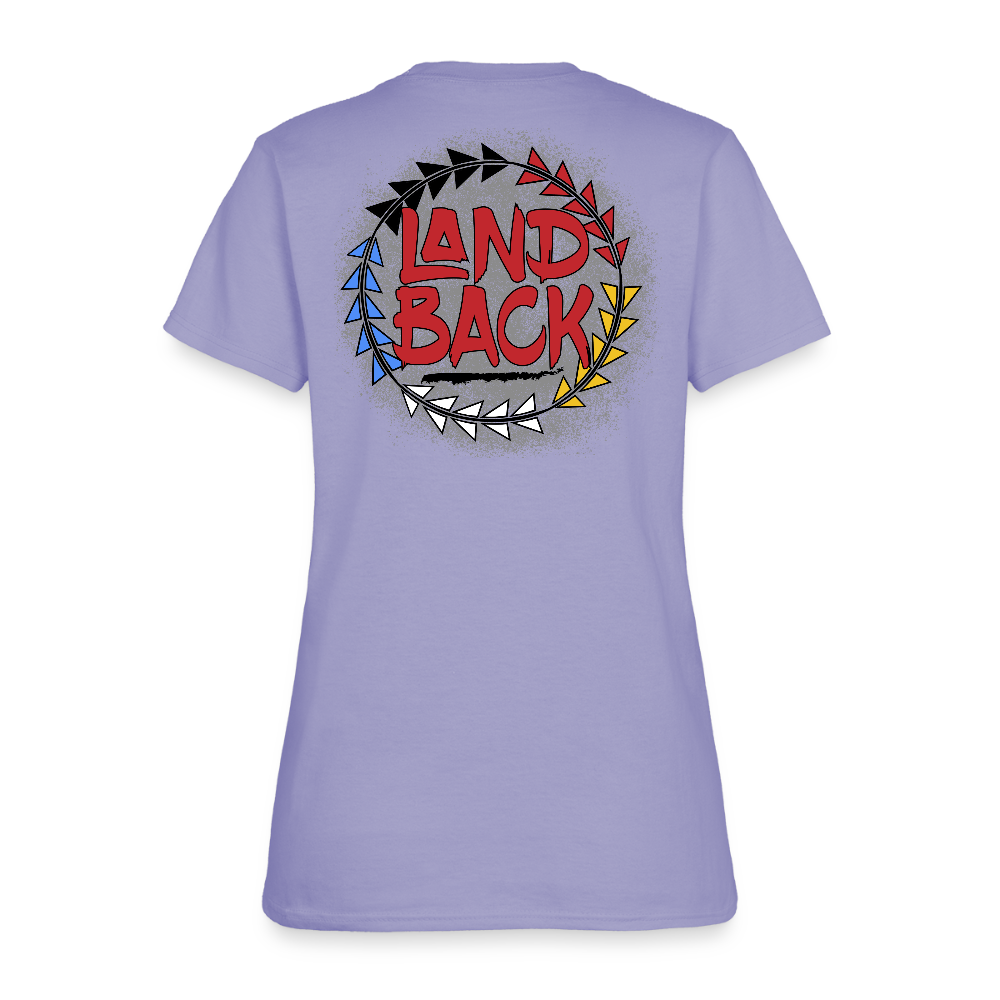 Land Back Women's T-Shirt - lavender