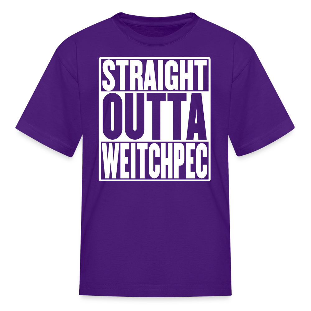 Straight Outta Weitchpec Toddler T-Shirt - purple