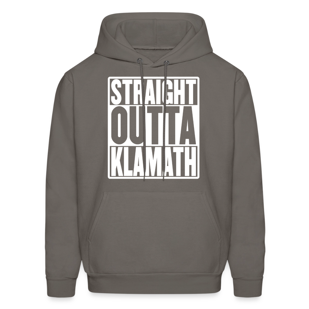 Straight Outta Klamath Men's Hoodie - asphalt gray