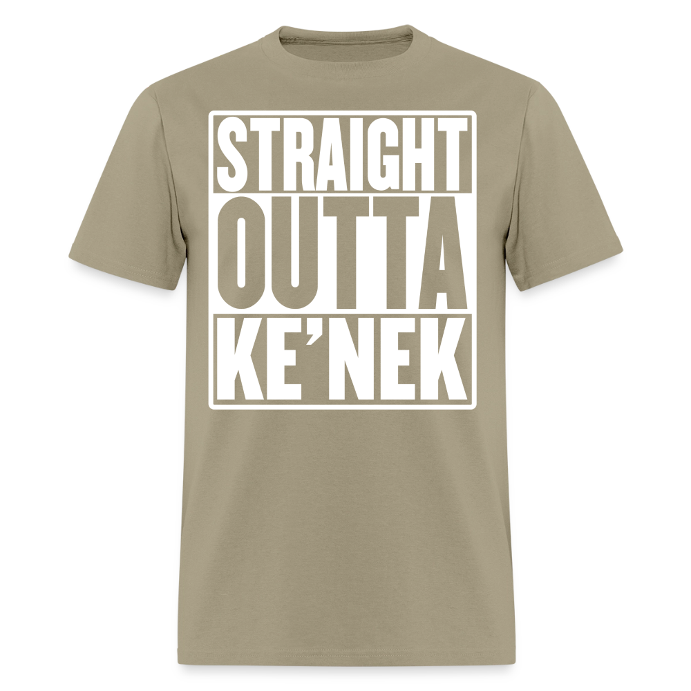 Straight Outta Ke’nek Classic T-Shirt - khaki